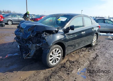 2018 Nissan Sentra Sv z USA, uszkodzony, nr VIN 3N1AB7AP7JY264605